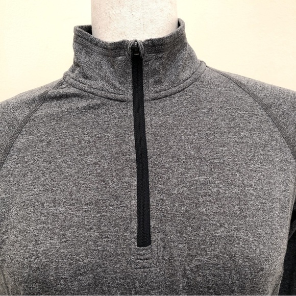 REI Co-op. Midweight Baselayer Half Zip Top. Gray. Small - Picture 4 of 10
